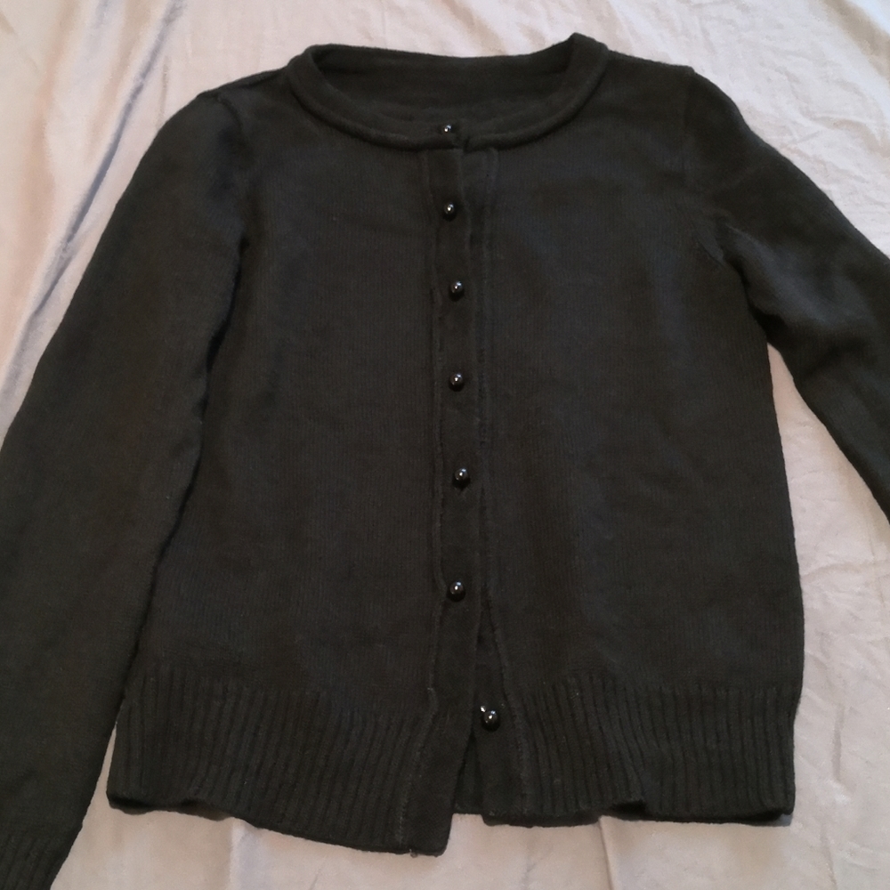 Wool sweater cardigan 淑女屋